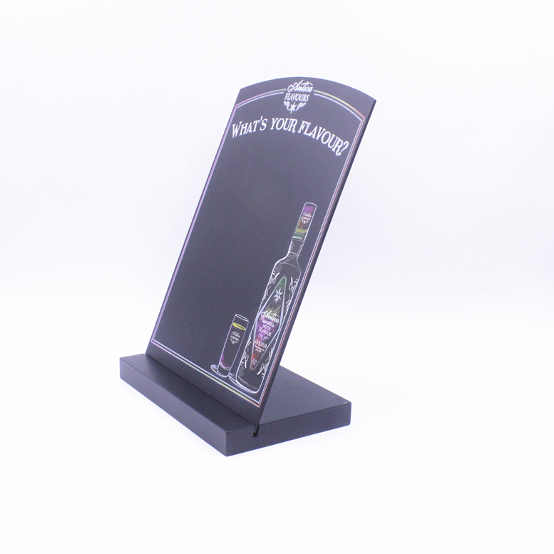 Продвижение клиентов мини freestanding соединение древесины оформлена стираемые доске знак Настольный мольберт memo доска с База
