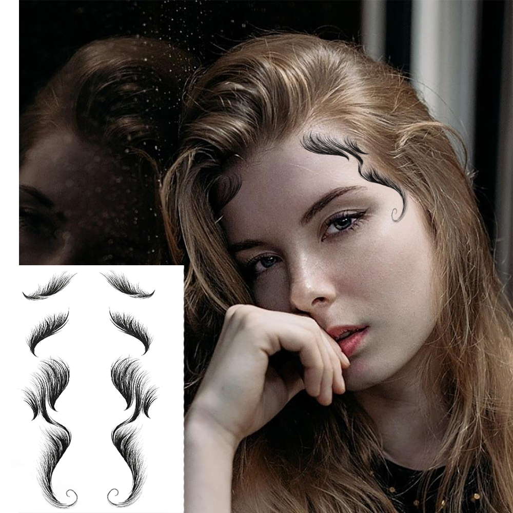5% Discount Factory Direct Shipment Various Styles Natural Curly Baby Hair Temporary Tattoo Stickers