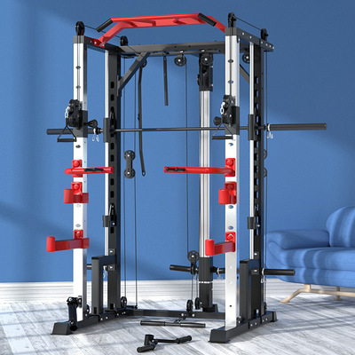Smith machine squat frame gantry frame fitness home comprehensive trainer free squat Rack fitness equipment