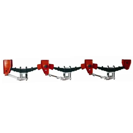 High Strength 3 axles Leaf Spring German American Mechanical Suspension for Trailer Parts