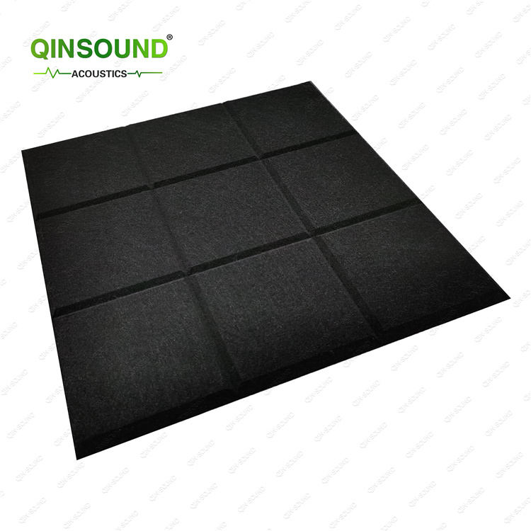 Звукоизоляционная пенопластовая панель Qinsound Factory, звукоизоляционные студийные акустические настенные панели из полиэстера для украшения интерьера