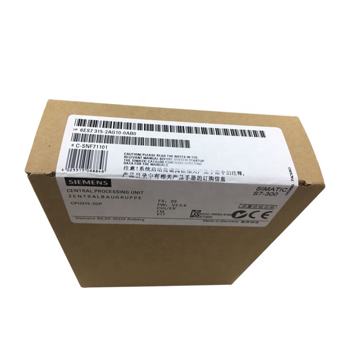 Оригинальный Новый 6ES7315-2AG10-0AB0 cpu 315-2dp модуль s7 plc