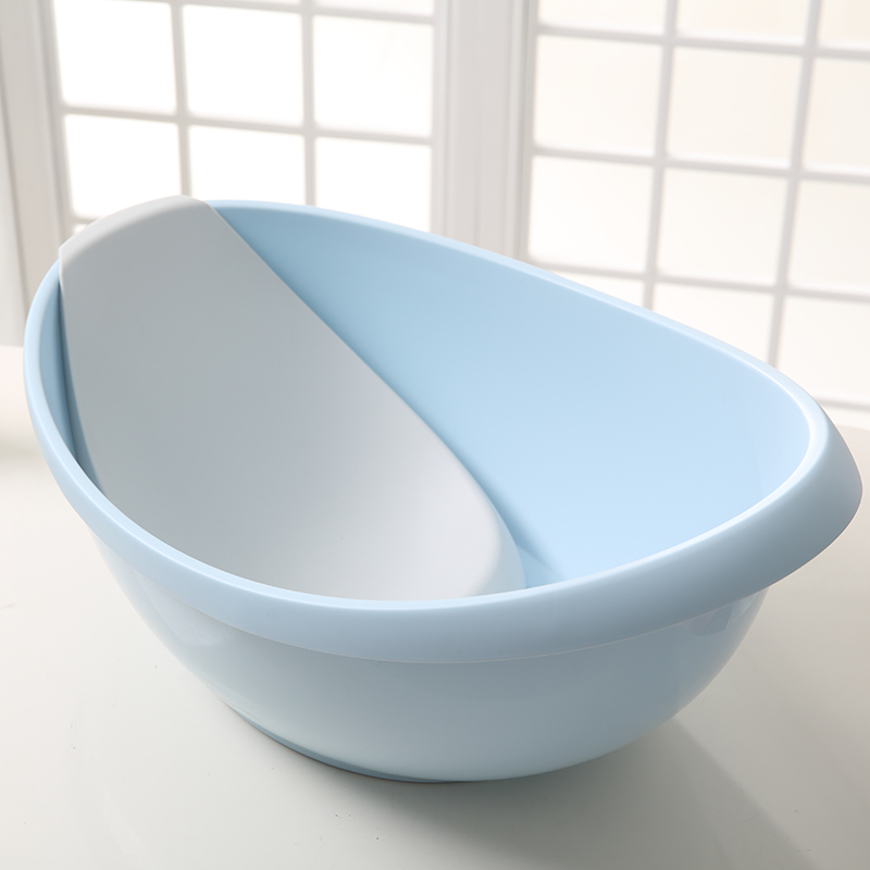 Baby PP thick egg-shaped tub bath barrel bath barrel baby newborn bathtub