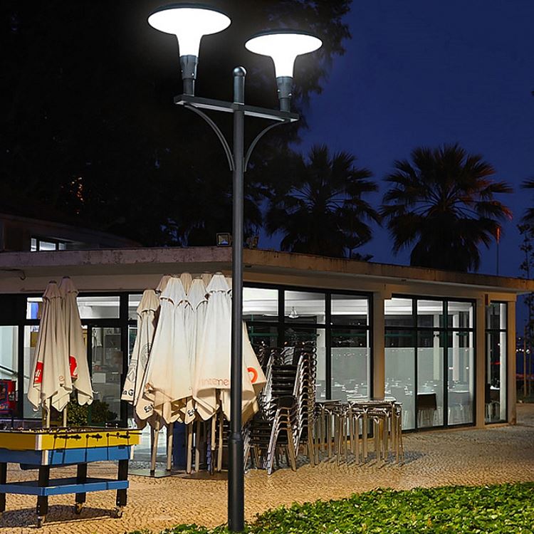 Post coloured solar lights garden 5w 10w 15w 20w 30w