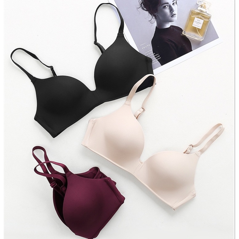 Autumn And Winter Breathing Sports A Piece Of Wireless Comfortable Lightweight Women's Anti-exposure Bra Underwear