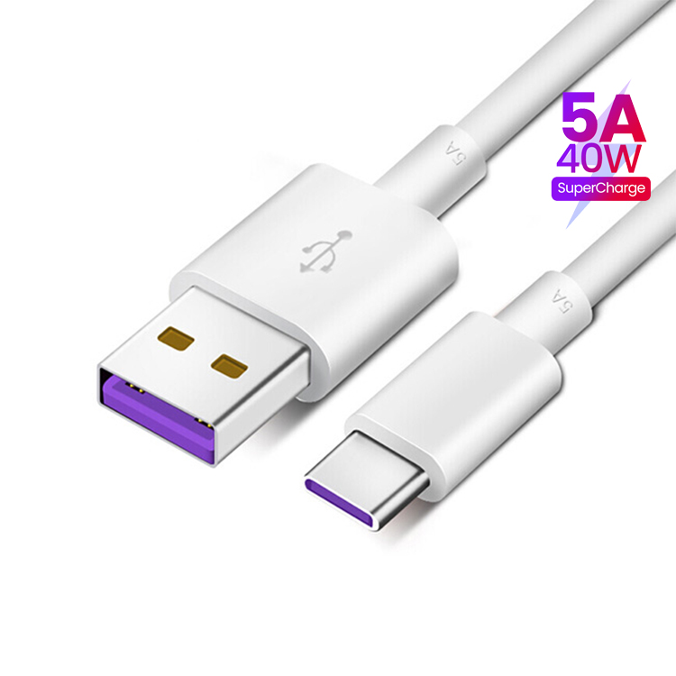 Быстрое зарядное устройство 5A USB 2,0 Type C для Huawei Supercharge Type-C Cabel P30 Pro P20 p10 mate10 p9 P9 Plus