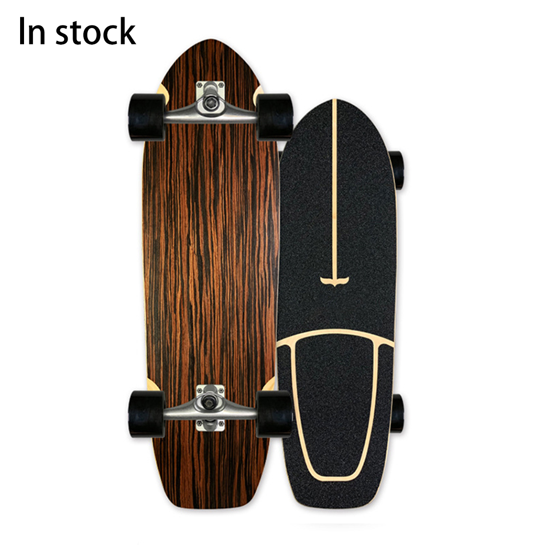 2 Ply Canadian Maple And 5 Ply Northeast Maple Fish Board Surf Skateboard Cruiser Rocket Skateboard Skate Board Boy