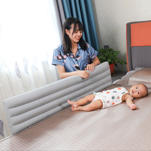 AliGan-Baby foldable inflatable toddler Safety Bed Rail baby portable travel Fence Guard for child kid with bumper protection