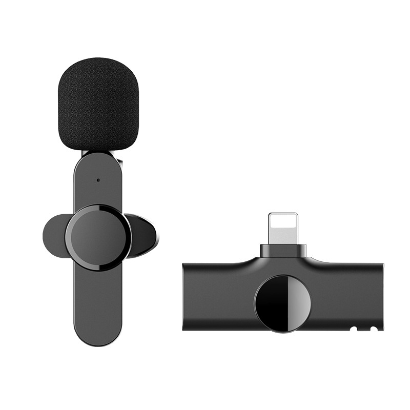 EP033 factory wholesales Newly designed 2.4G wireless microphone for iphone portable podcast with radio