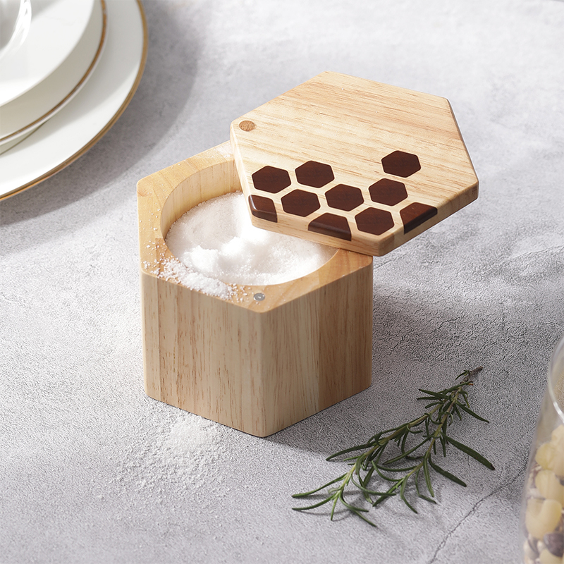 Деревянные коробки для хранения соли от производителя Woodsun на заказ