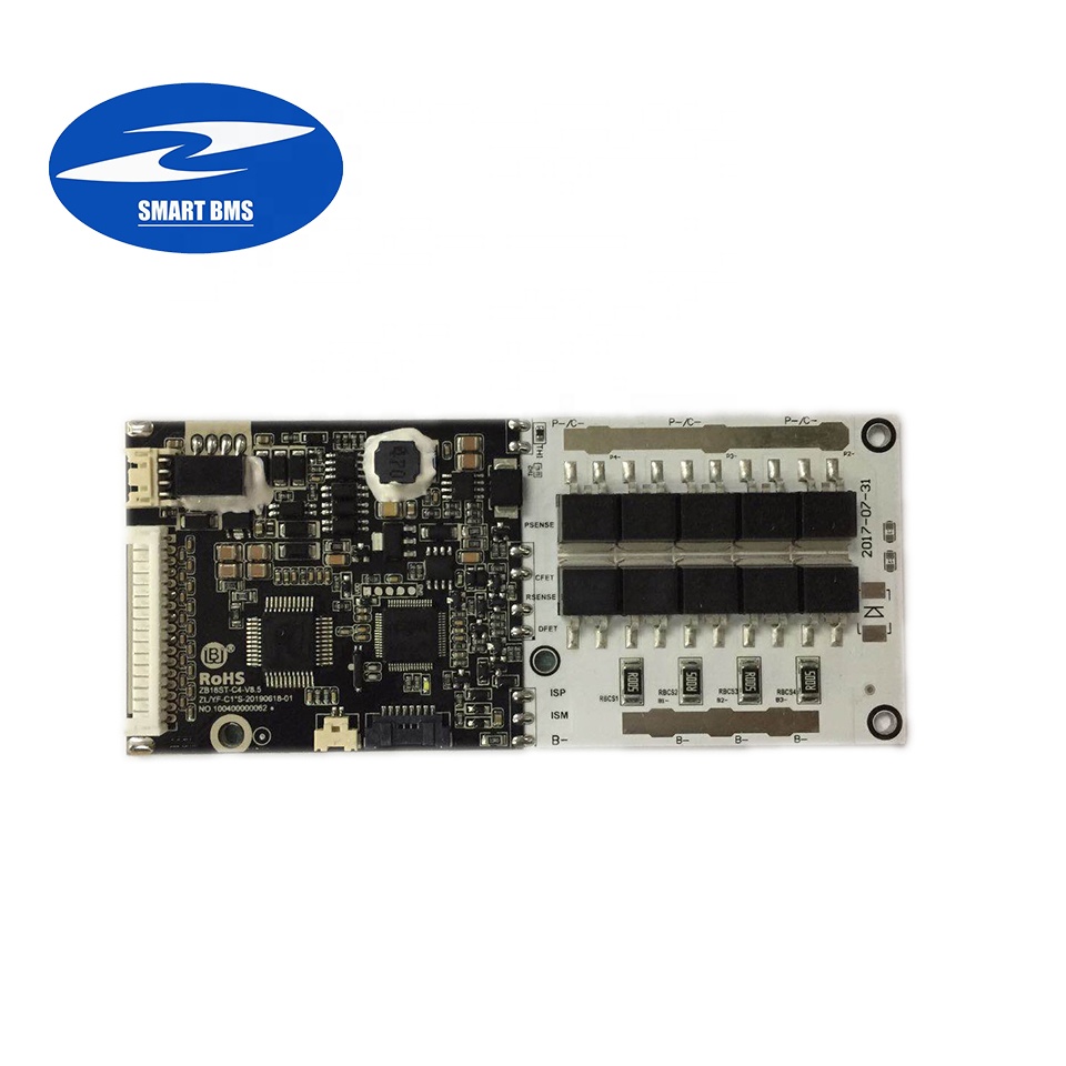 Заводская цена высокое качество smart bms 48v 14s с балансировкой 40A рабочий ток