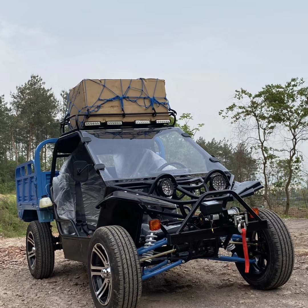 CE Certificate 2 Seats Electric Off Road Buggy Farm ATV With Roof Rack
