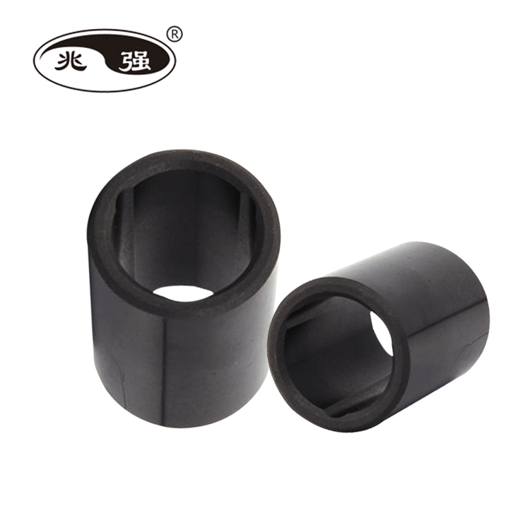 China manufacturer customised black carbon bush bearing ,graphite bushing,carbon bushing for chemical pump industries