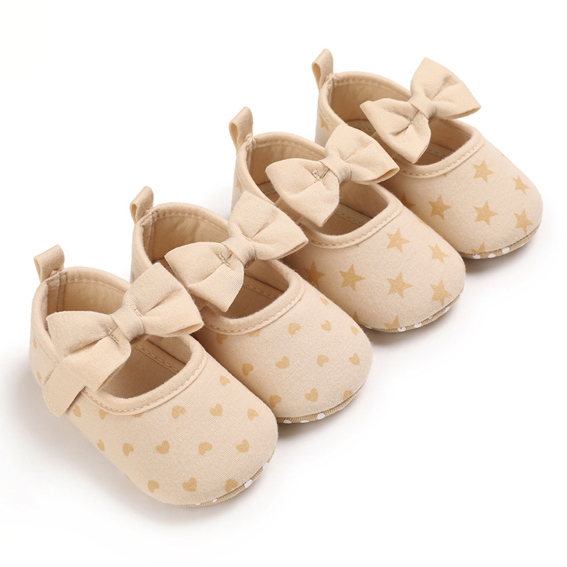 Spring and Autumn 0-1 year old baby princess shoes soft sole newborn baby shoes versatile toddler shoes