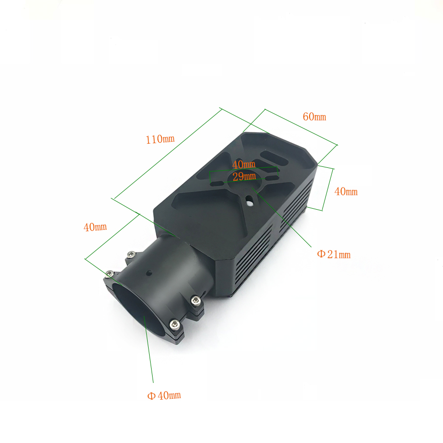 JMRRC DIY OD 40 мм алюминиевый сплав CNC крепление двигателя 40 мм углеродная трубка для монтажа основания для сельскохозяйственного распылителя дрона