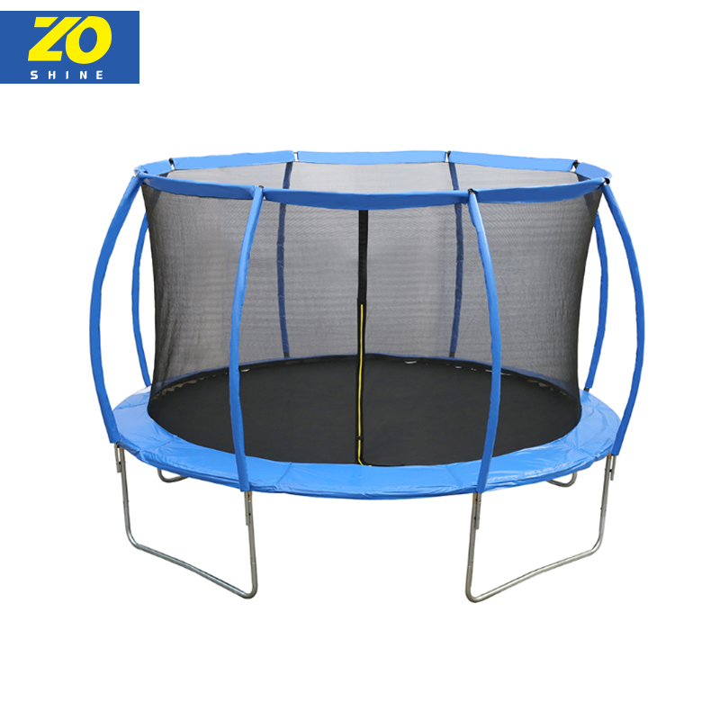 Zoshine Reasonable Price 12FT Large Cheap Trampolines Outdoor Round Trampolines With Enclosure