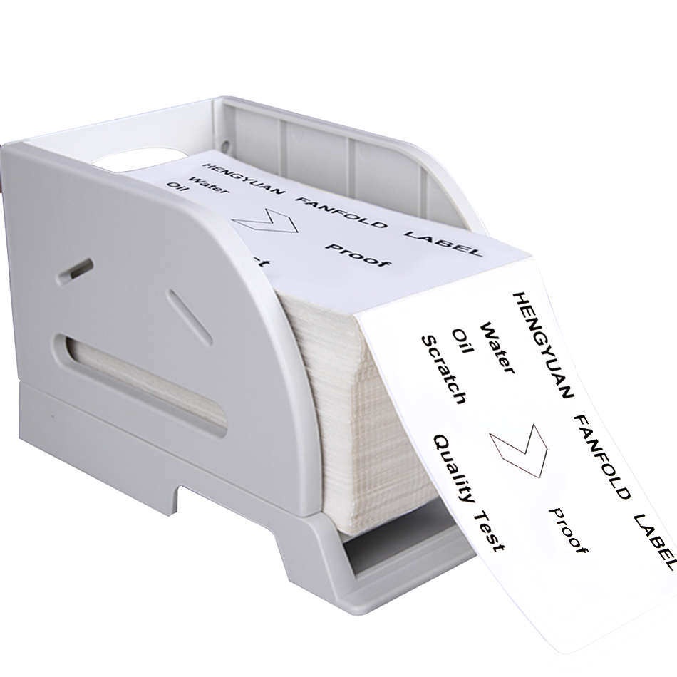 Fanfold штрих-код 4x6 Наклейки Прямые термоэтикетки водонепроницаемые Fan Fold этикетки 4x6