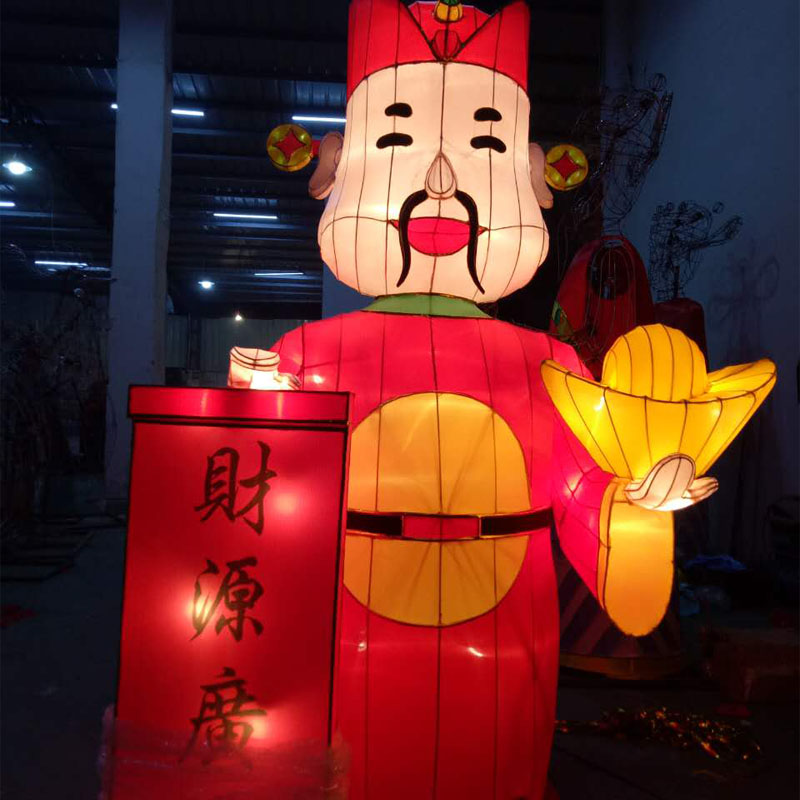 2020 new design waterproof Outdoor Chinese Lantern Silk Dragon for Festival Events