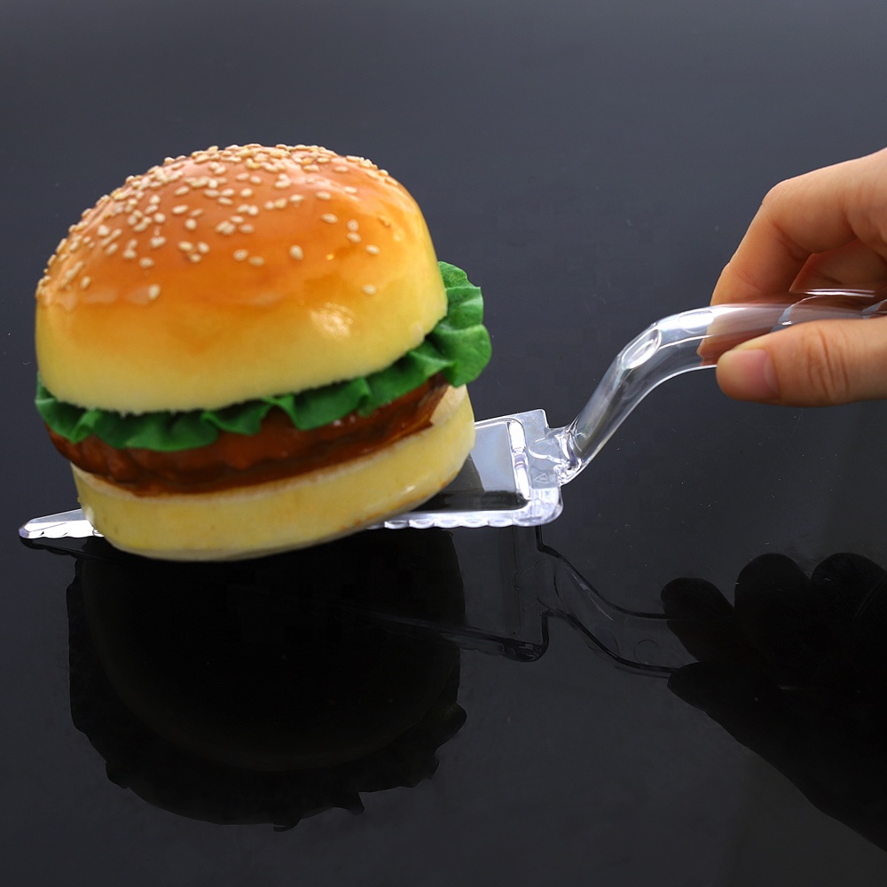 High Quality Clear Crystal Plastic Cake Serve
