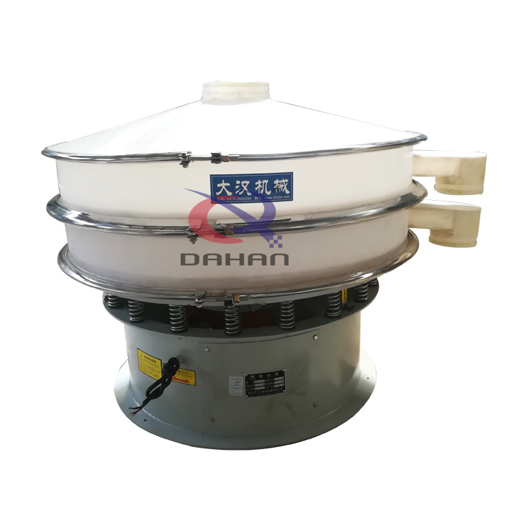 China Plastic PVC Durable Fine Screening Equipment Food Industry Sieving Machine Vibrating Rotary Vibrating Screen