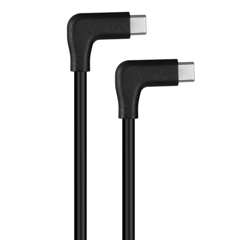 DataRoad 90 градусов дизайн 100 Вт Type-C 3,1 двойной USB C Электропитание ПВХ PD зарядка 10 Гбит/с 5 а кабель