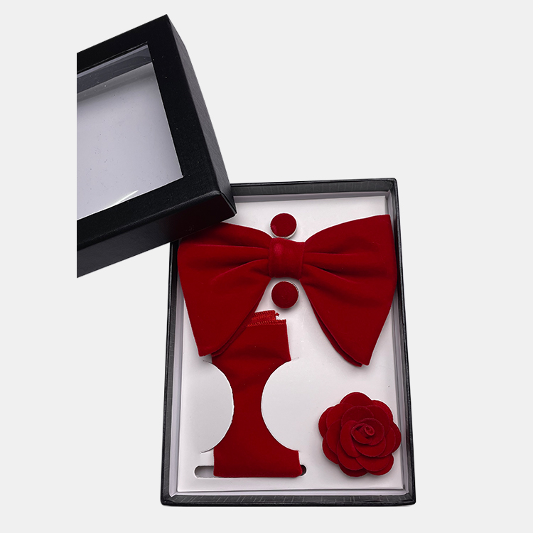 Economical custom design custom tie sets gift box men tie and pocket squares