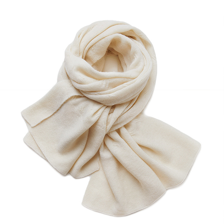 Customized Thickened Cashmere Scarf Winter Warmth Twisted Cashmere Scarf