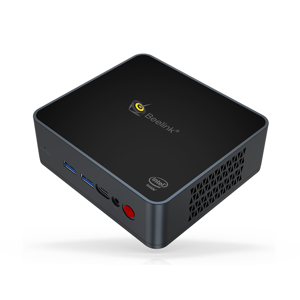 Игровой мини-ПК GK55 Intel Celeron J4125, 8 ГБ ОЗУ, 5G Wi-Fi, 4K hd, гигабитный бесшумный вентилятор ethernet, настольный компьютер на базе Windows 10, мини-ПК