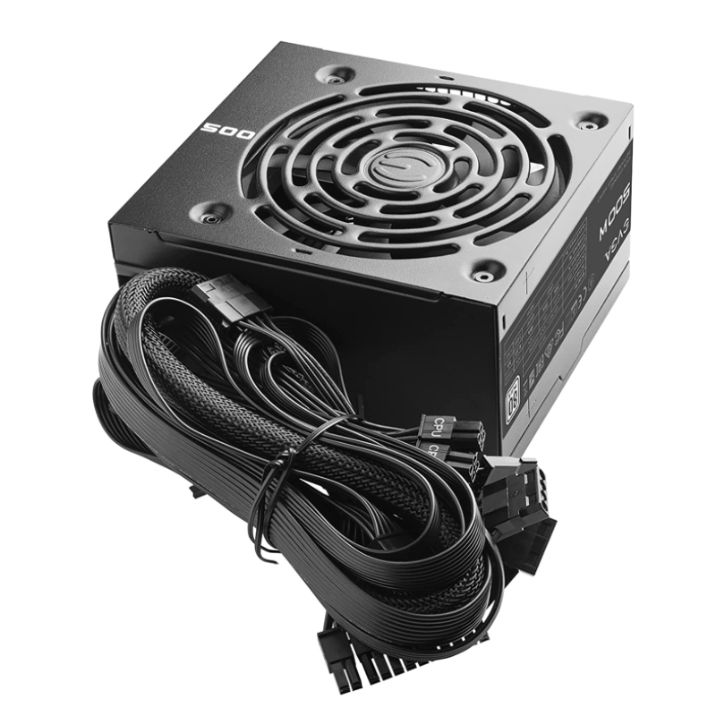 Оригинальный блок питания для марки EVGA 80plus Бронзовый немодульный RTX2060 RX570 бесшумный блок питания 500 Вт 450 Вт источник питания 500BV 450BV