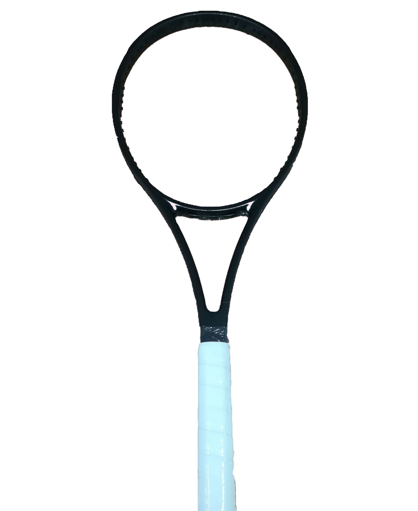 Customizable high quality wholesale black full carbon positive and negative tennis racket
