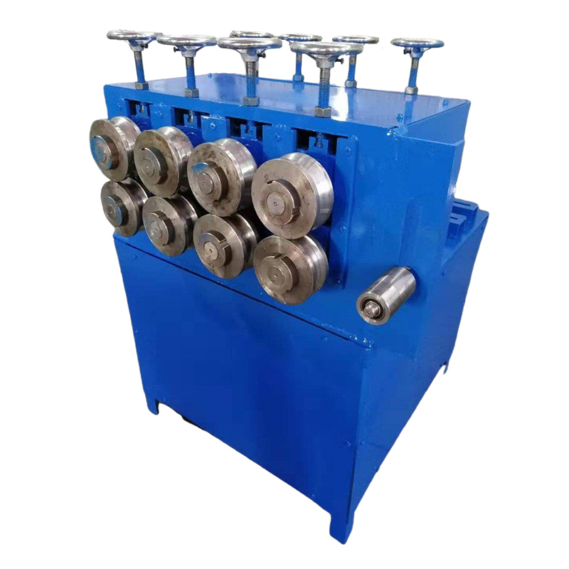 Small metal pipe press square machine round tube shrinking square pipe bender furniture decorative square tube molding equipment