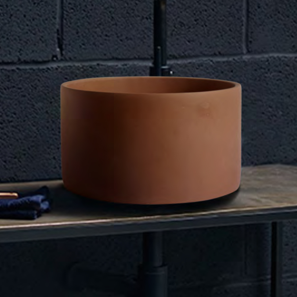 Concrete bathroom sink Concrete Terrazzo bathroom sink basin