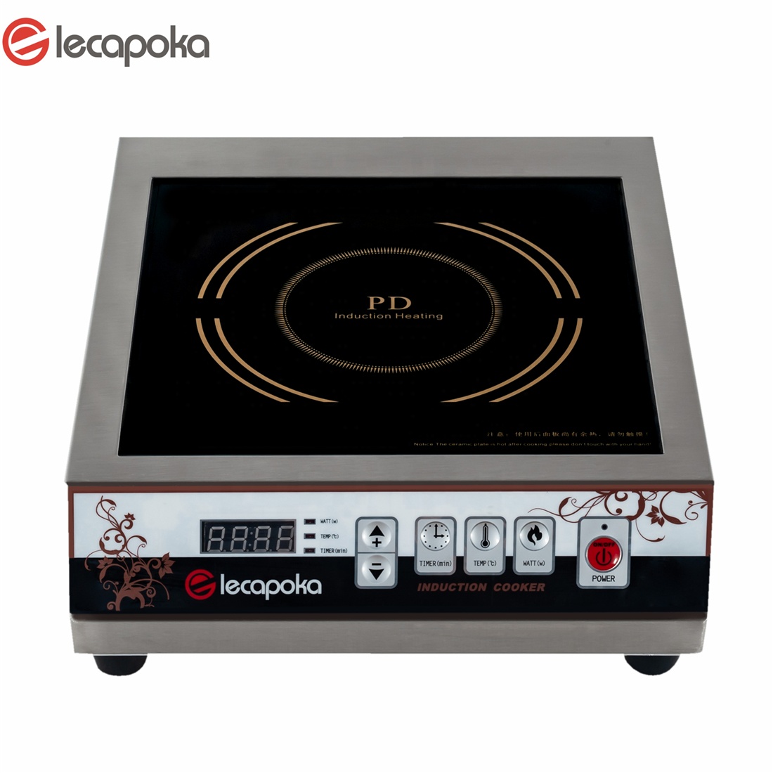 Amazon hot sale mute stainless 110V/220V induction cooktop 1800 watts induction cooktop portable induction cooktop best