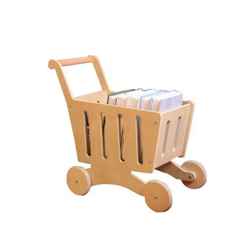 Nashow LMCA-001 High Quality Montessori Toy Walker Shopping Trolley Doll Pram Shopping Cart