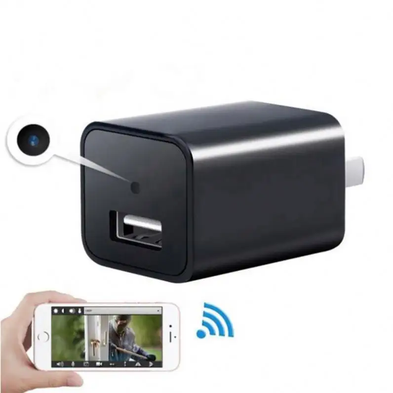 2019 Новый шпионский адаптер питания Wifi USB зарядное устройство Скрытая камера для мобильного телефона