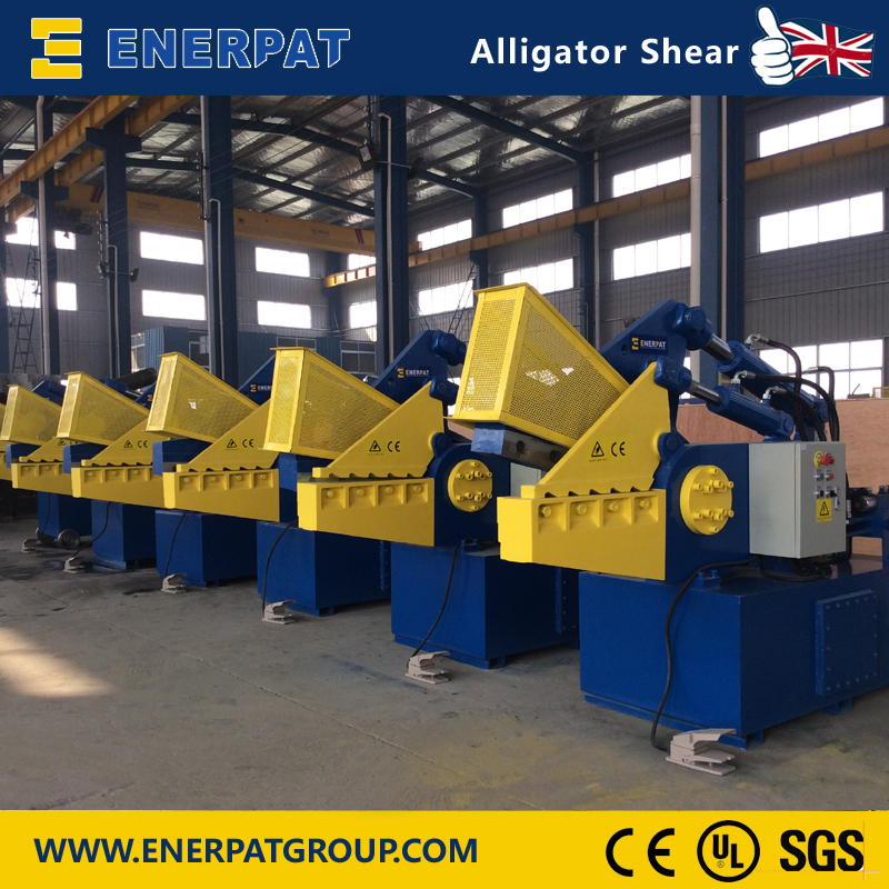 Fully automatic aluminum pipe alligator shearing machine/scissor
