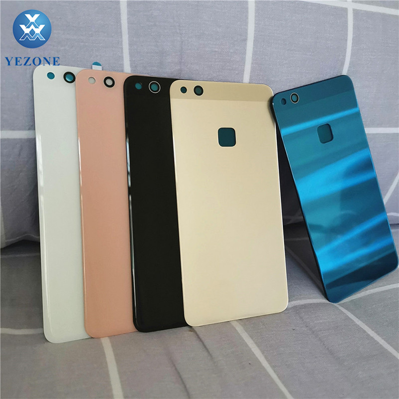 Задняя стеклянная крышка для Huawei P10 lite P20 lite Крышка батарейного отсека Корпус заднее стекло замена
