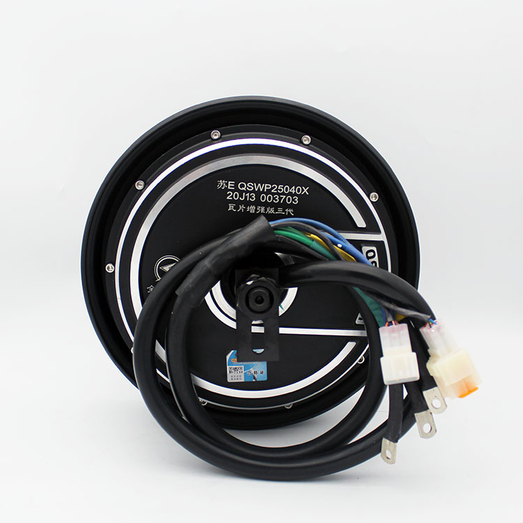 QSMOTOR 10 "2500 Вт 48-120 в электрический мотоцикл Скутер дуга Магнитный стальной двойной Холл бесщеточный высокоскоростной двигатель постоянного тока