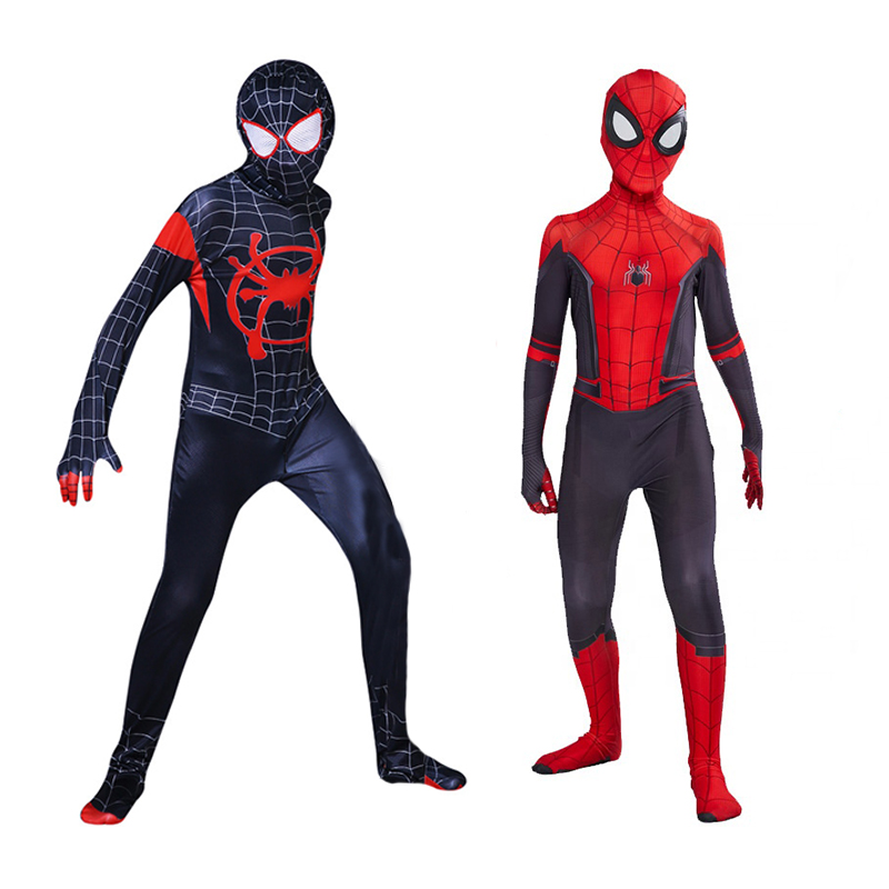 Fashion Cool Cosplay Spiderman Costume For Kids Children