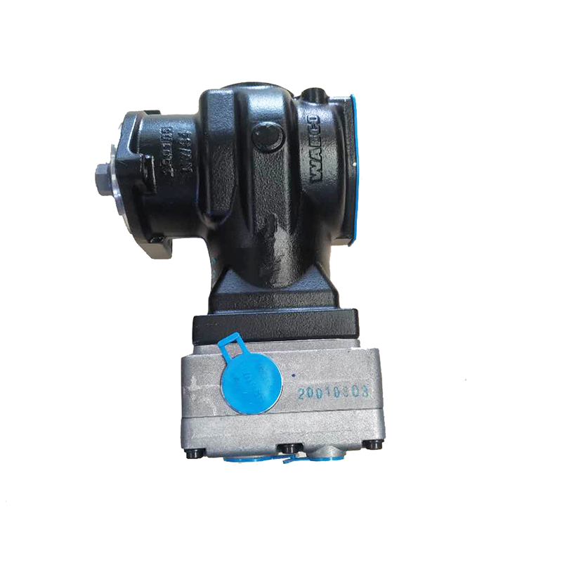 HOWO Sinotruk truck Parts MC07 081V54100-7070 single cylinder water cooler air brake compressor