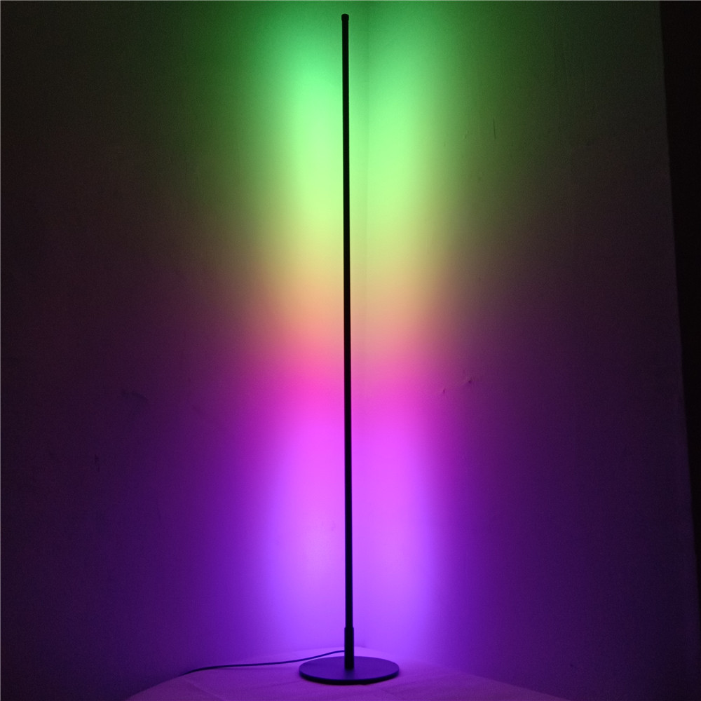 Новый роскошный Теплый алюминиевый дизайнерский напольный светильник rgb
