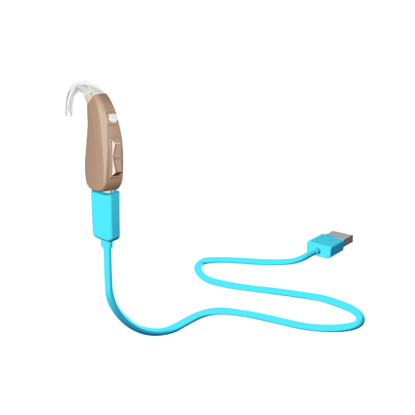 Перезаряжаемый слуховой аппарат с USB-портом для зарядки NewSound Vivo 201