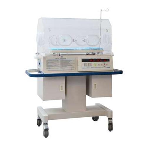 led screen newborn baby incubator infant care equipment with Protective guard rail