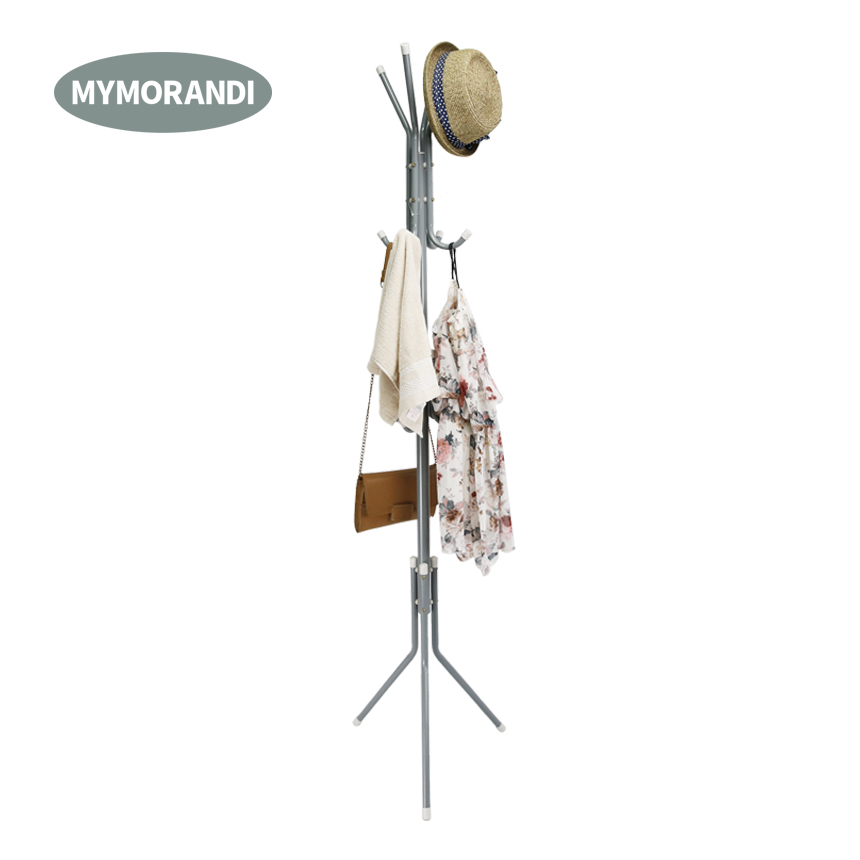 Multifunctional metal coat rack coat hanger stand hall tree for bedroom entryway