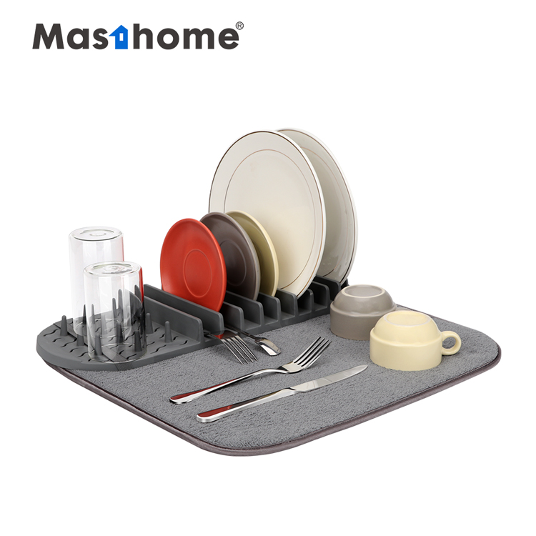 Экологичная подставка для сушки посуды Masthome, кухонная подставка для посуды