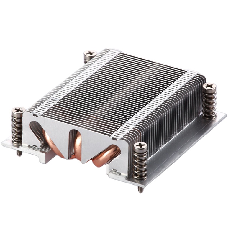 odm 3 copper heat pipe Aluminum graphic card Cooler Horizontal Heatsnk for 75W GPU Radiators miner 90*90*34mm