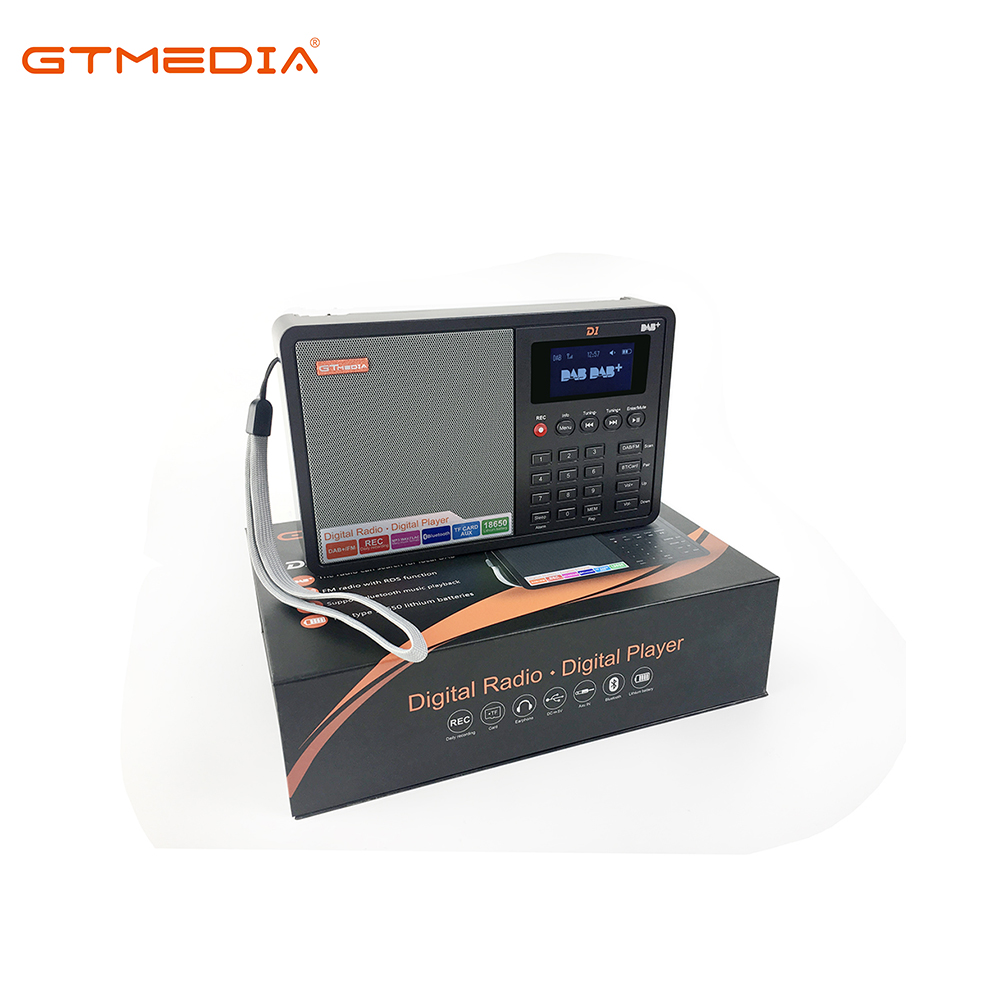 GTMedia D1 DAB + цифровой радиоприемник DAB Plus наружное внутреннее портативное радио