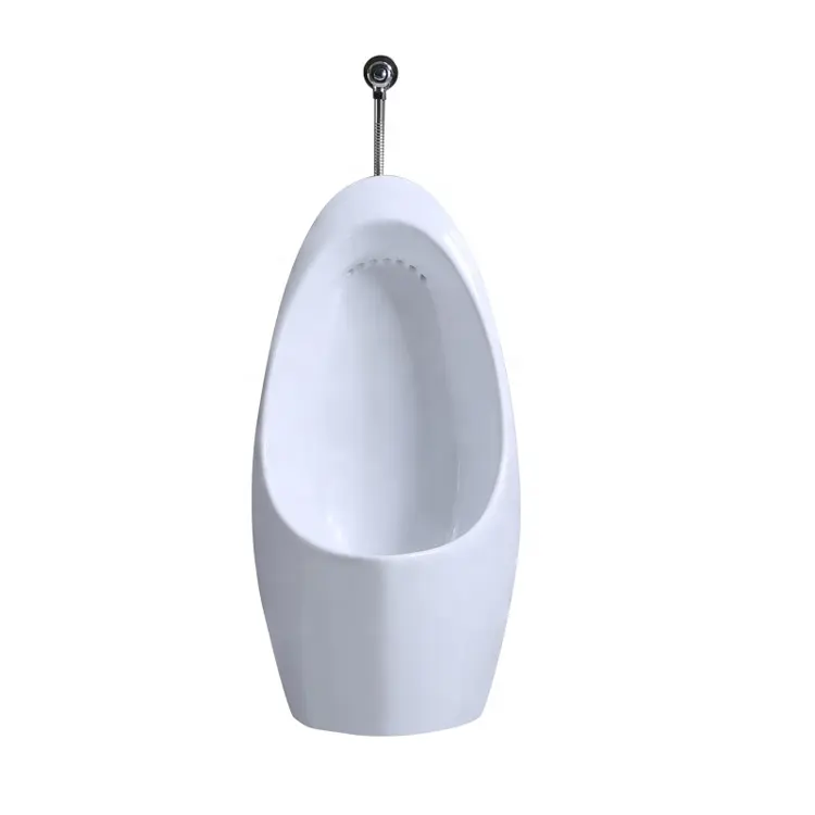 Fashion Design  Wall-hung Urinal /Men Use Public Bathroom Manual Flush Water Urinal Bowl