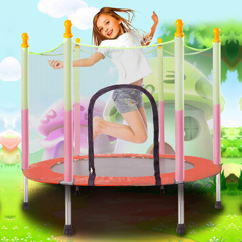 140 см детей круглый корпус чистый коврик Rebounder на открытом воздухе дома игрушки надувные прыжки кровать Максимальная нагрузка 150 кг Мини Батуты