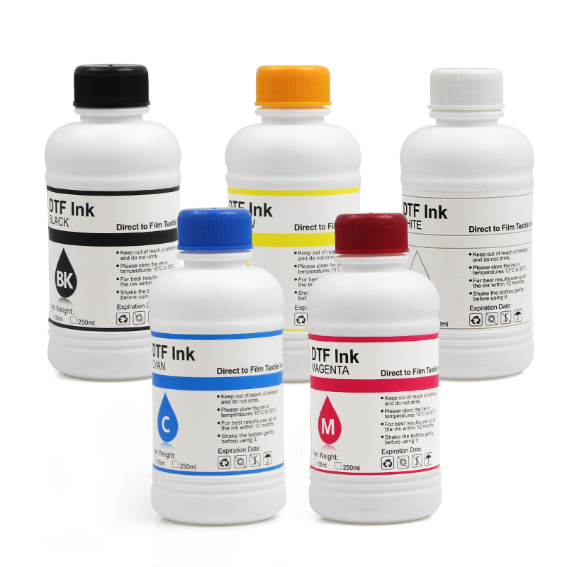 MWEI 250ML/Bottle DTF Textile Ink For Epson L805 L1800 L1300 R2400 L800 P600 P800 Printer